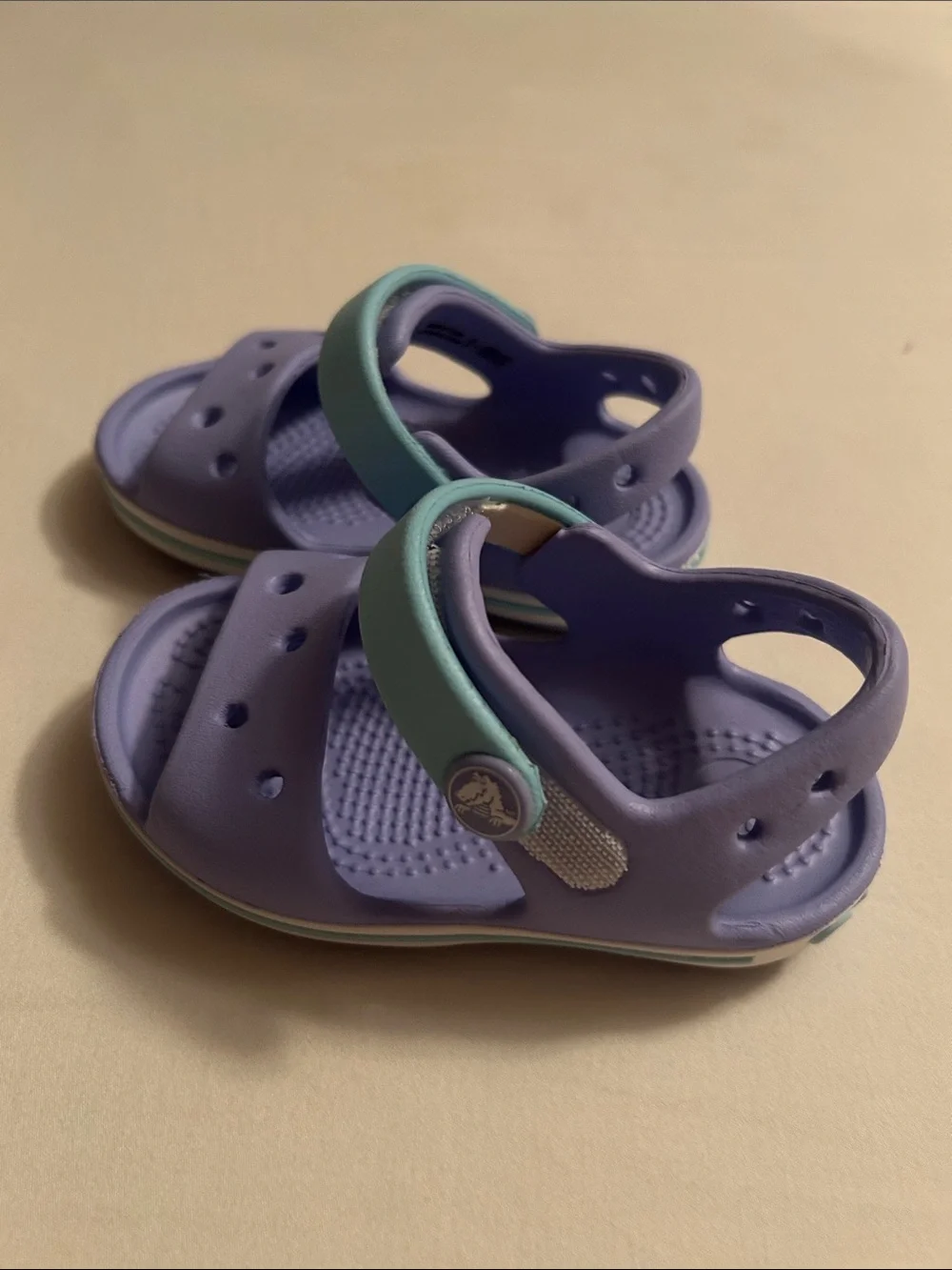 Kids Crocs Lavender & Mint